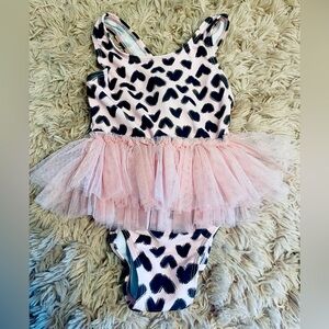Snapper Rock Pale Pink Tutu Swimsuit – Size 24-36 Months